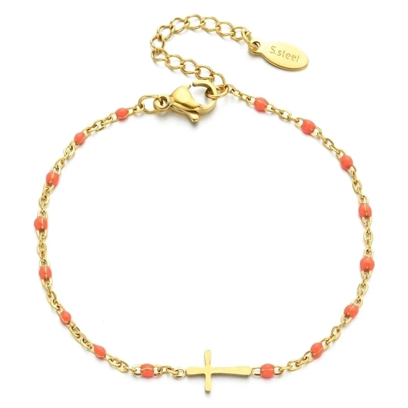 Bracelet "Drita orange"