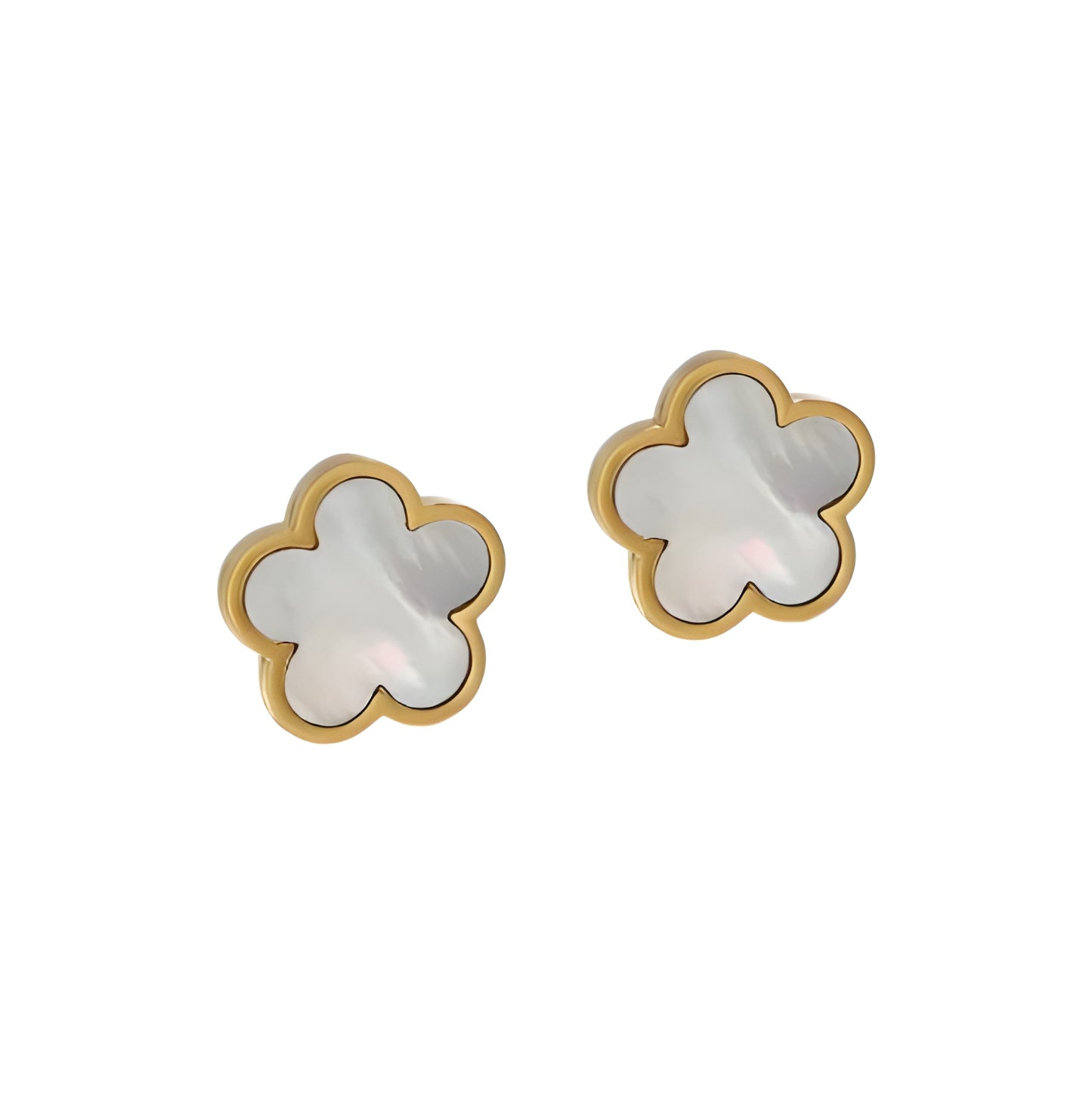 Boucles "White Lucky"