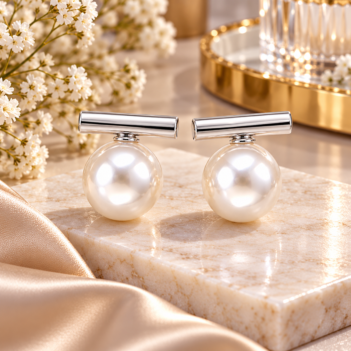 Boucles "Margot argent"