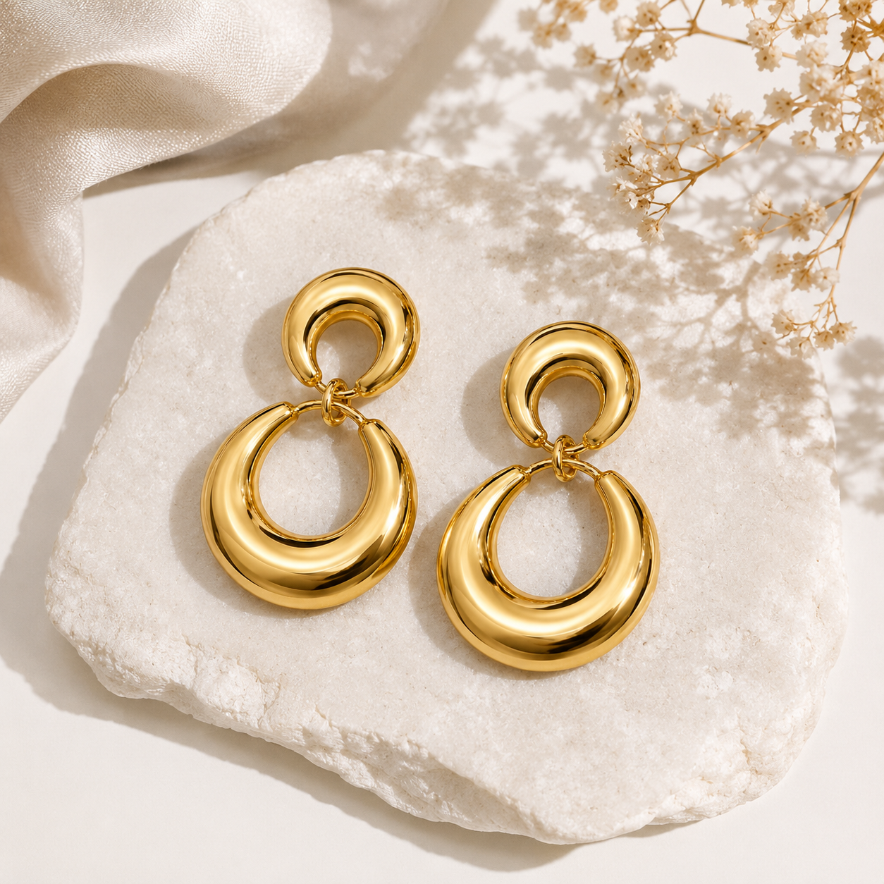 Boucles "Opaline"