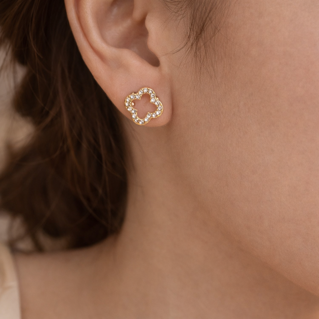 Boucles "Trèfle Royal"