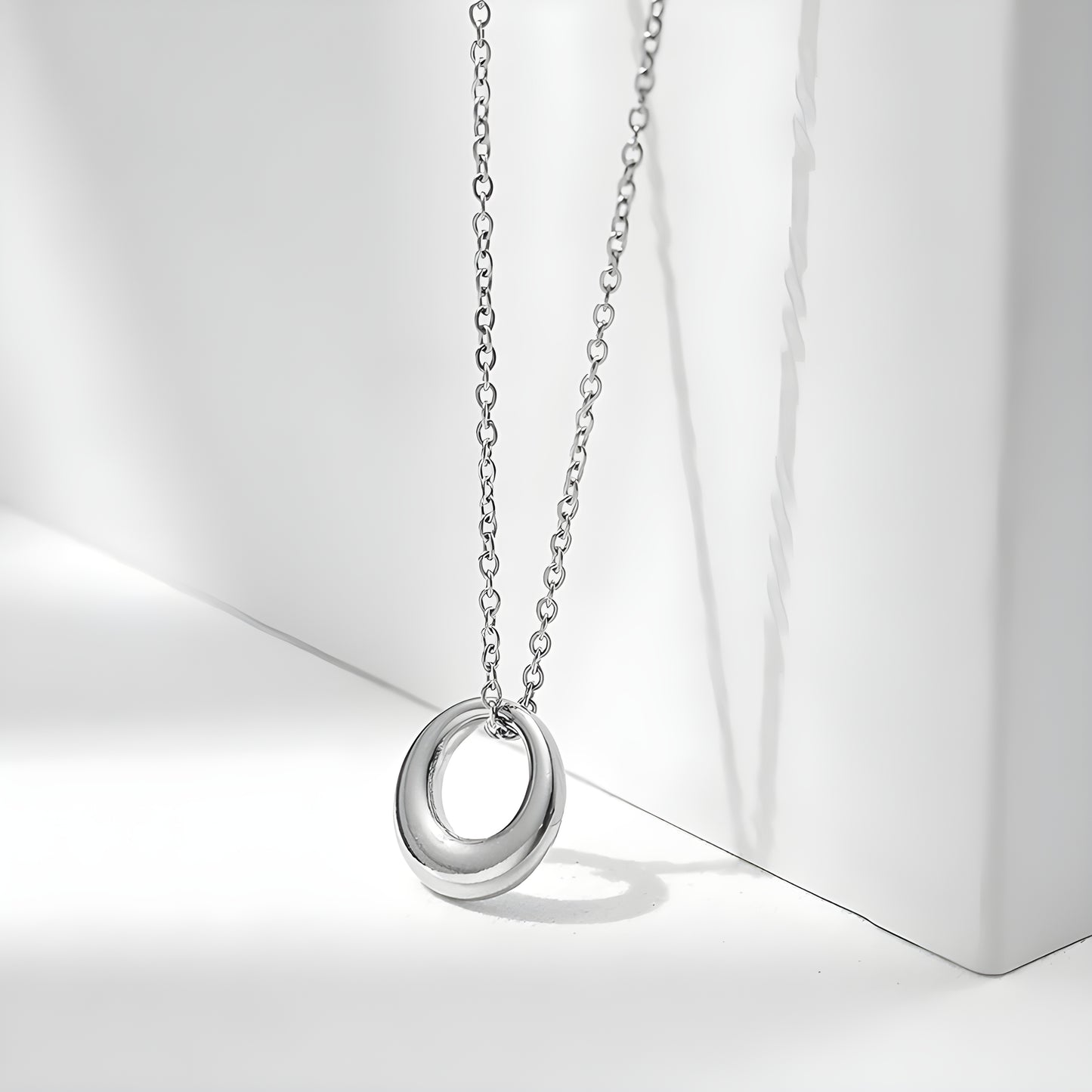 Collier "Jasmin argent"