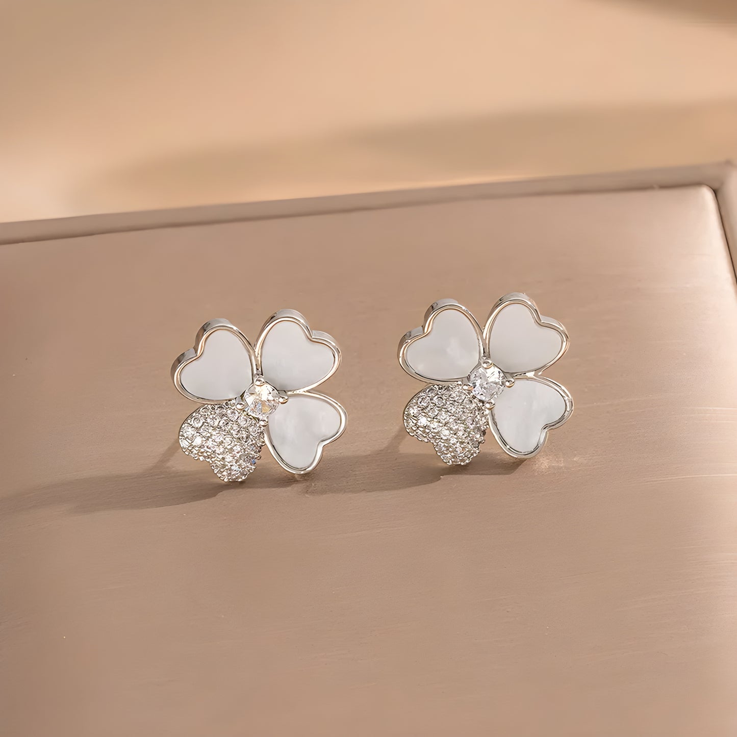 Boucles "Chenda argent"