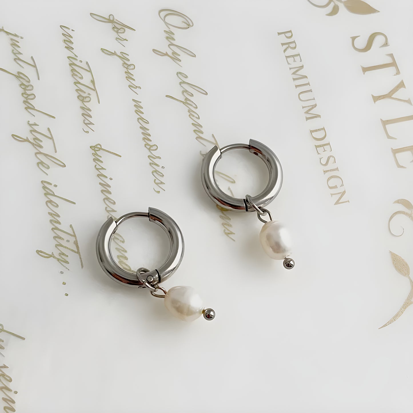 Boucles "Baffie argent"