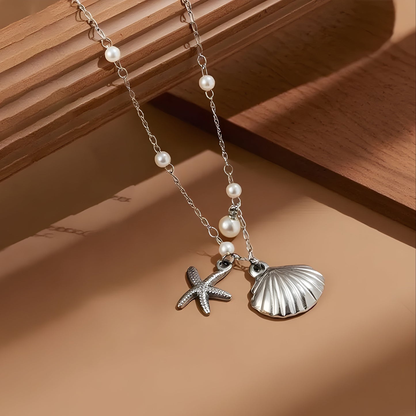 Collier "Hilda argent"