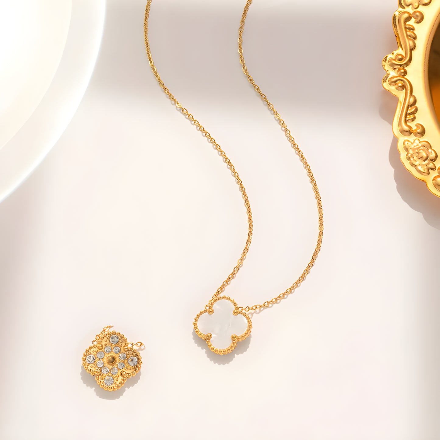 Collier "Lucky double face"