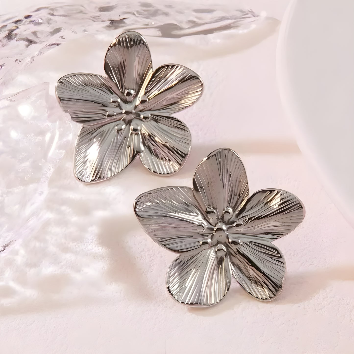 Boucles "Edith argent"