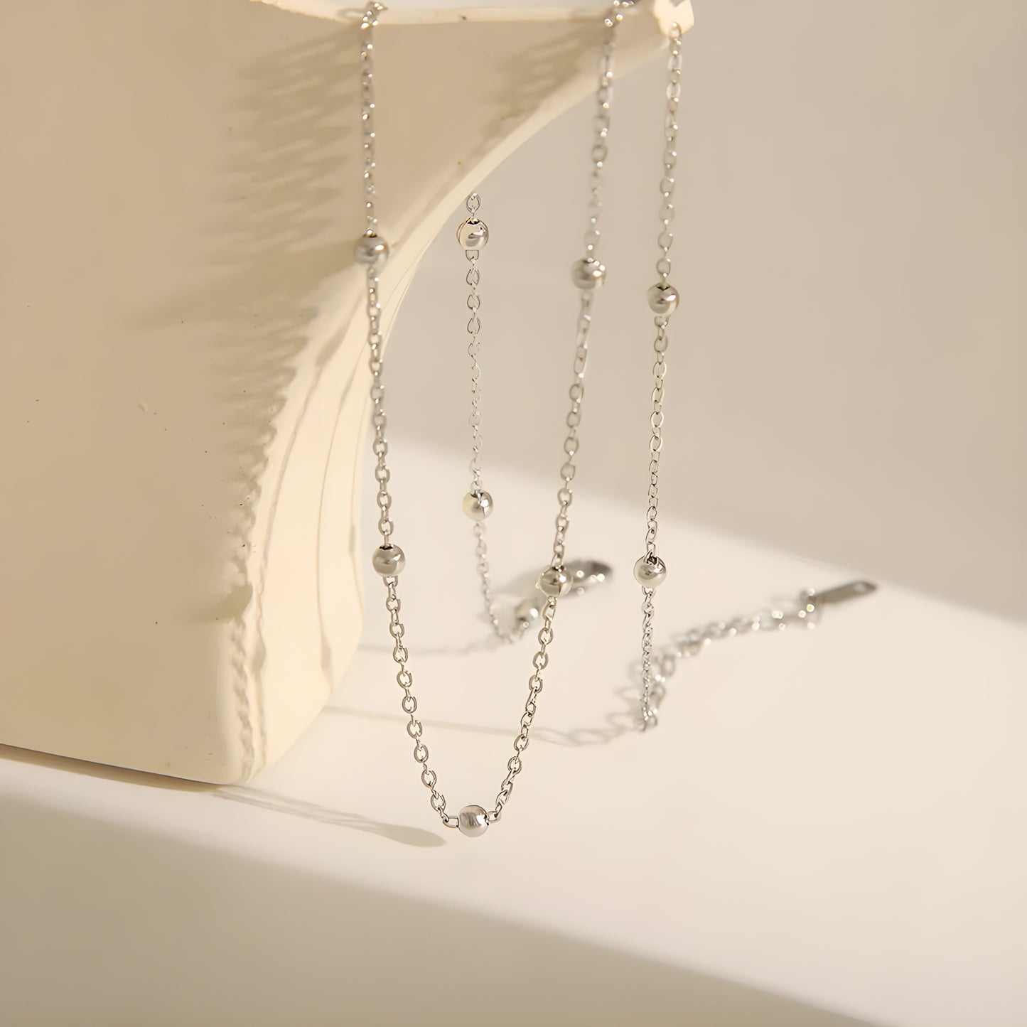 Collier "Lavande argent"