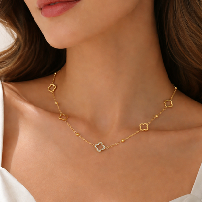 Collier "Trèfle Royal 1"