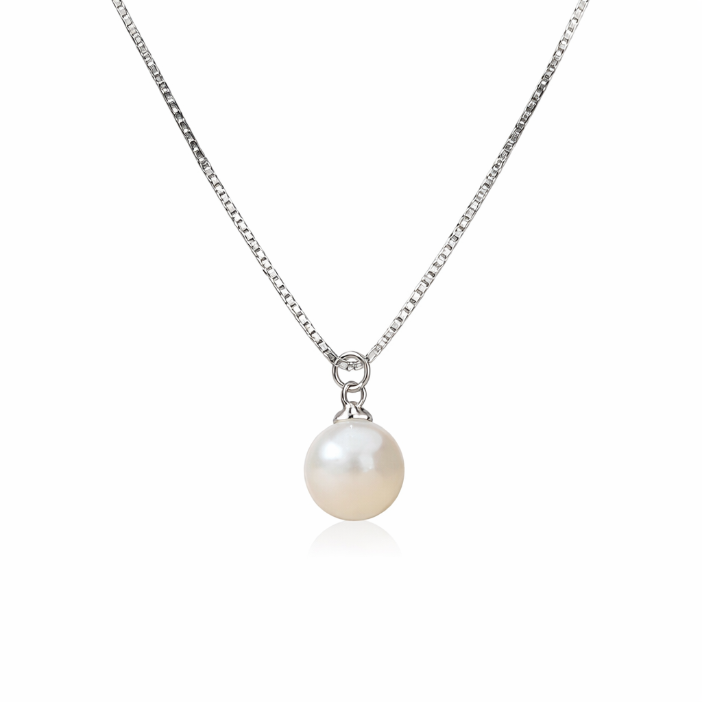 Collier "Aby argent"