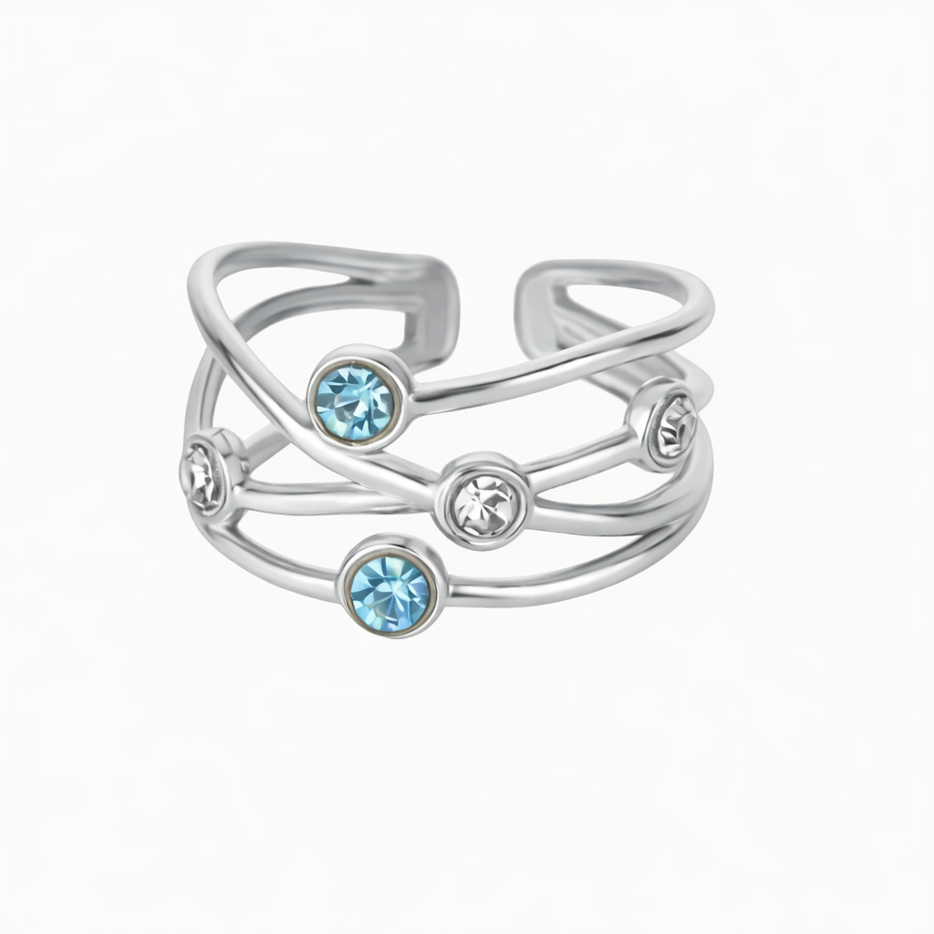 Bague "Sea argent"