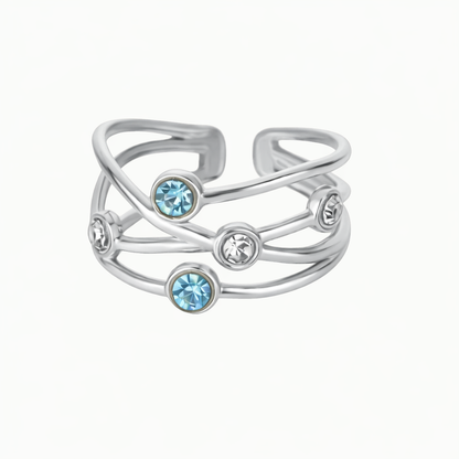 Bague "Sea argent"