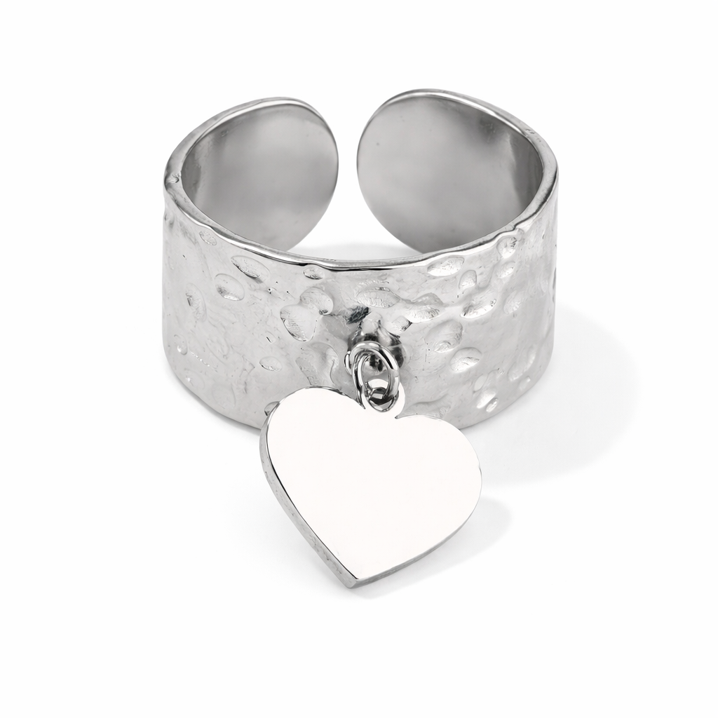Bague « Cœur argent »