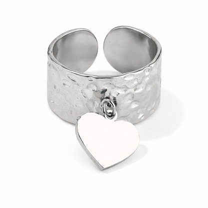 Bague « Cœur argent »