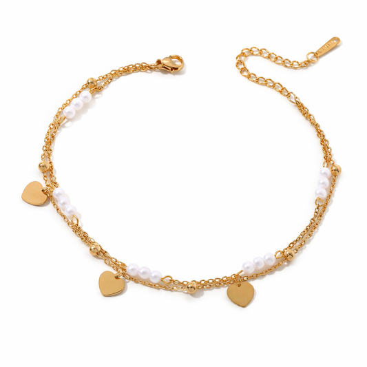 Bracelet de cheville "Perla"