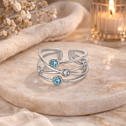 Bague "Sea argent"