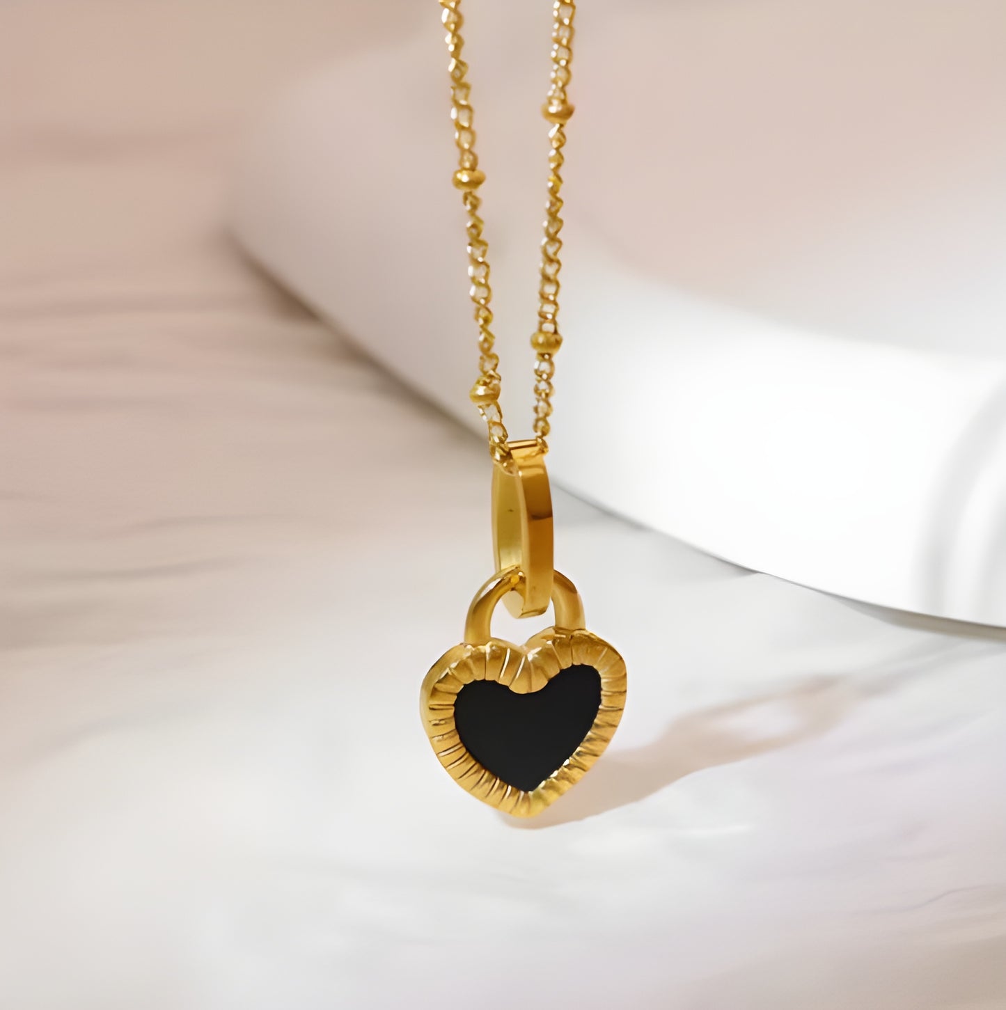 Collier "Double face"