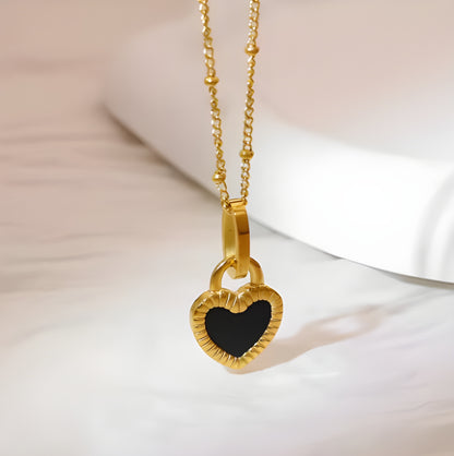 Collier "Double face"