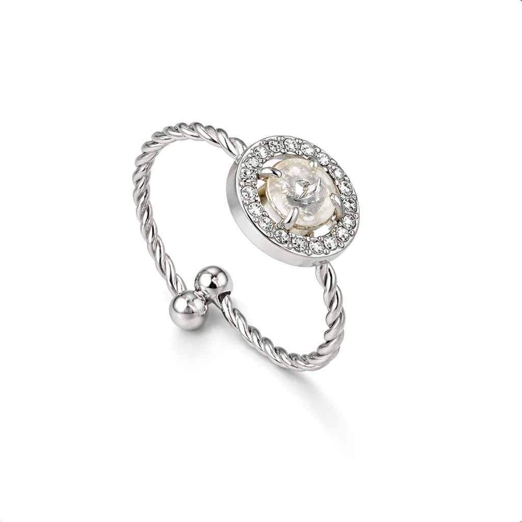 Bague « Hala argent rond »