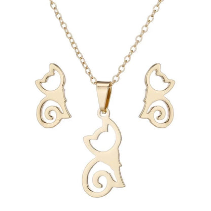 Collier / Boucles "Chat"