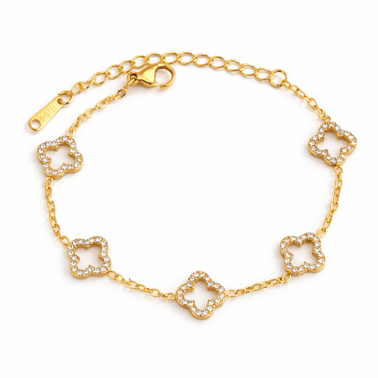 Bracelet "Trèfle Royal"