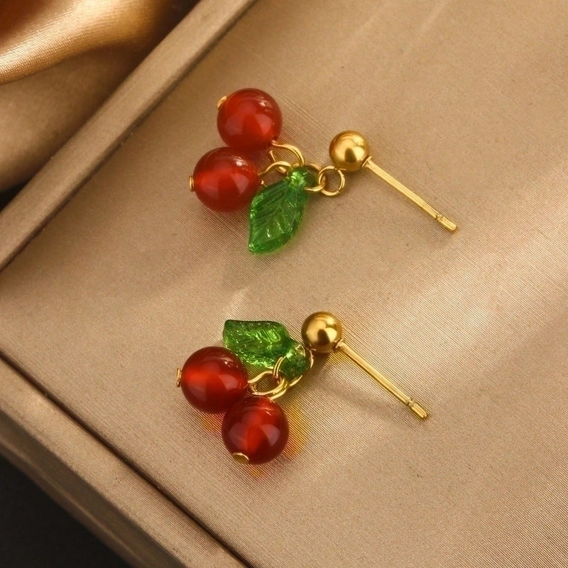 Boucles "Cerise"