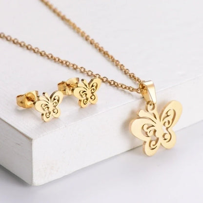 Collier / Boucles "Papillon"