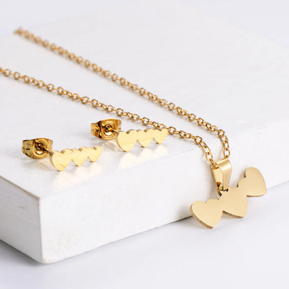 Collier / Boucles "Coeur"