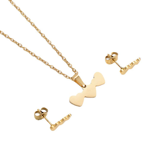 Collier / Boucles "Coeur"
