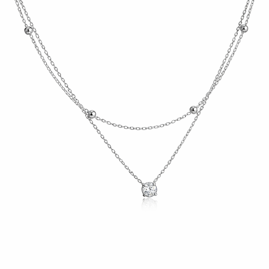 Collier "Lamar argent"