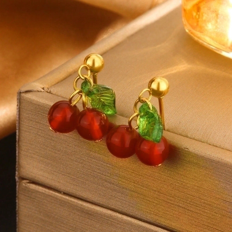 Boucles "Cerise"