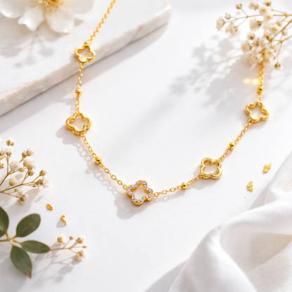 Collier "Trèfle Royal 1"