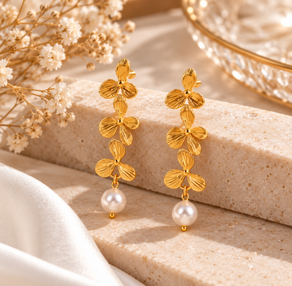 Boucles "Orchidée"