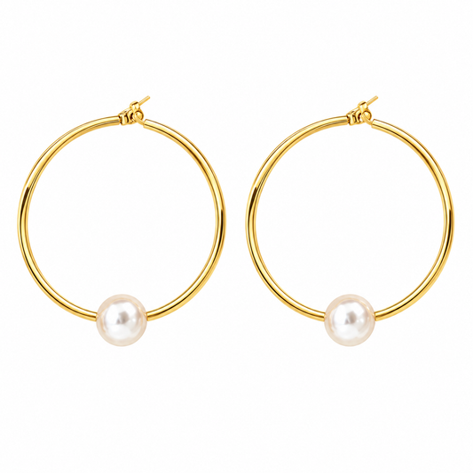 Boucles "Nacre"