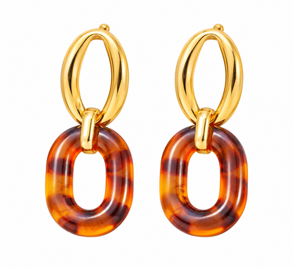 Boucles "Ambre"