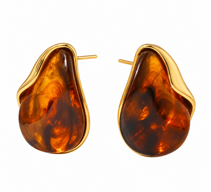 Boucles "Cognac"