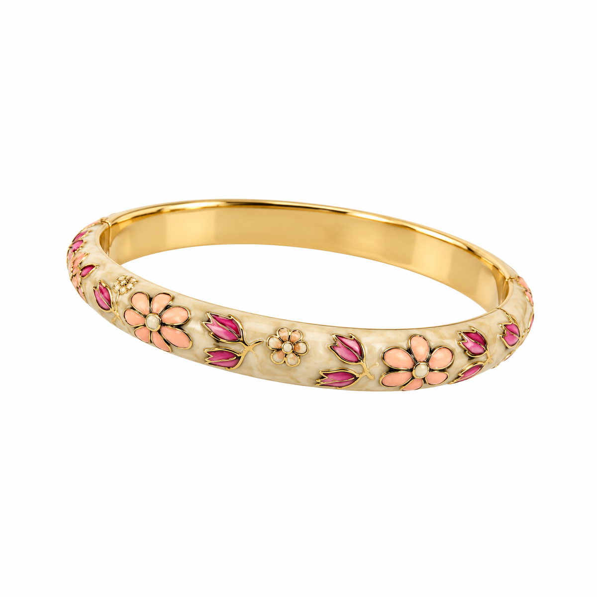 Bracelet "Dahlia crème"