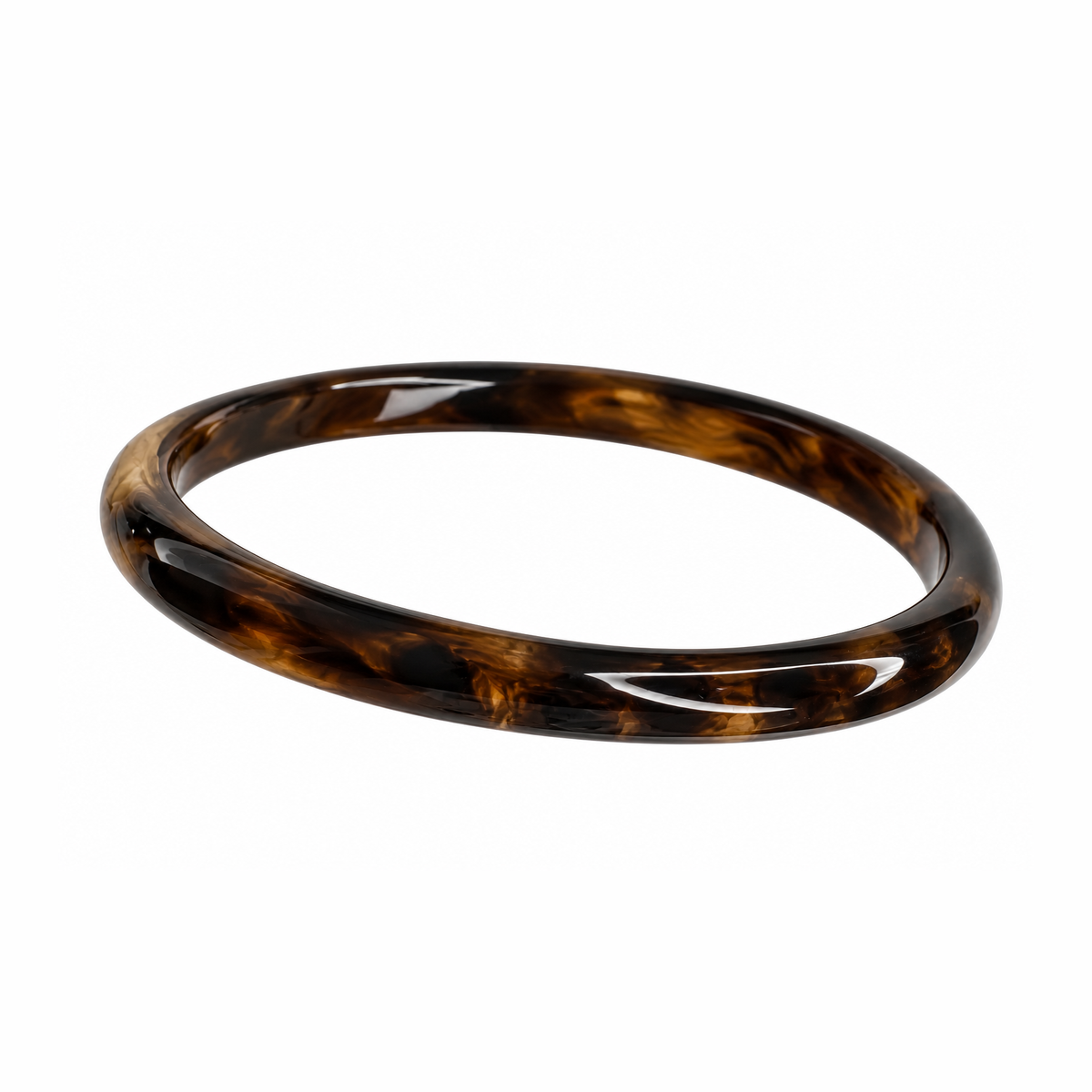 Bracelet "Olive chocolat"