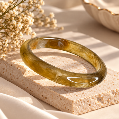 Bracelet "Olive miel"