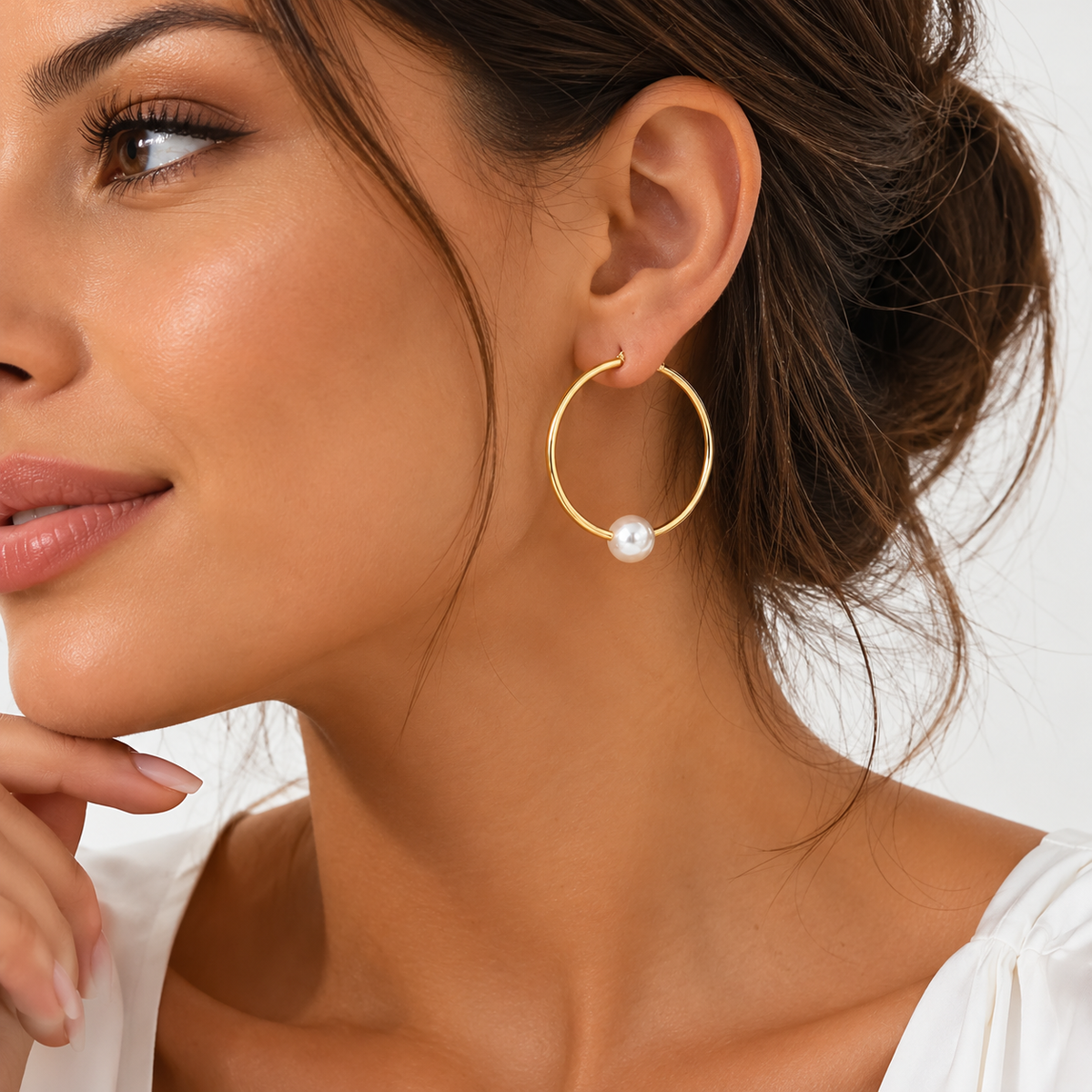 Boucles "Nacre"