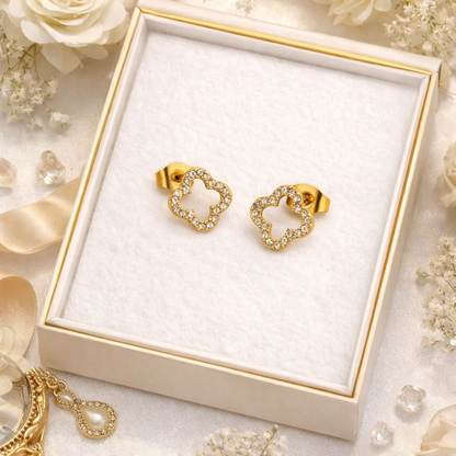 Boucles "Trèfle Royal"
