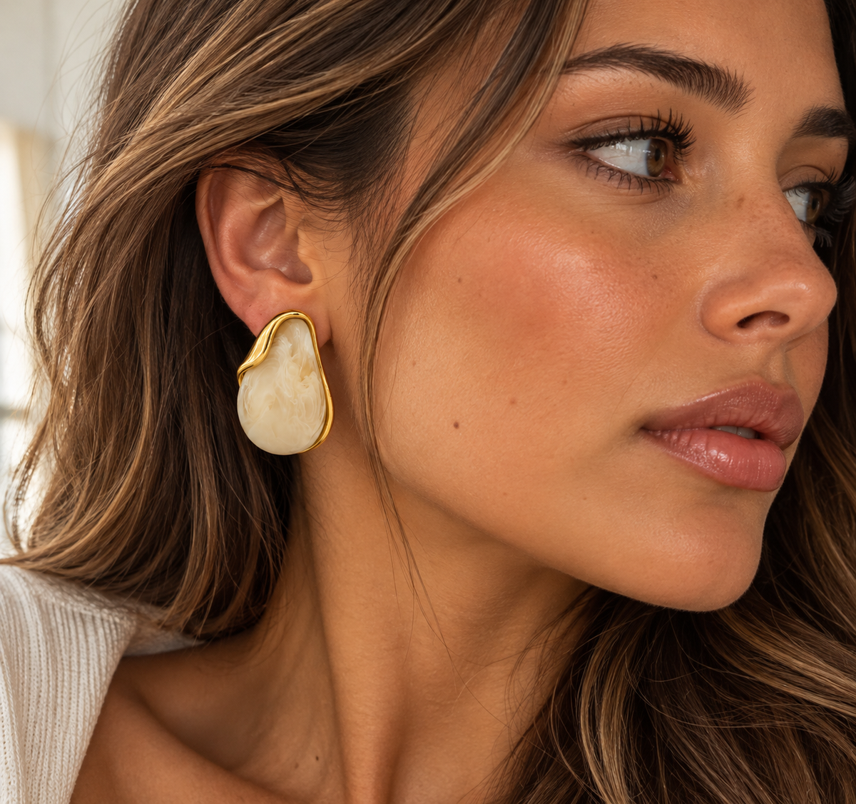 Boucles "Vanille"