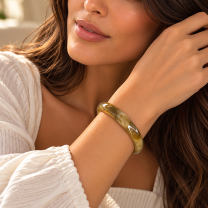 Bracelet "Olive miel"