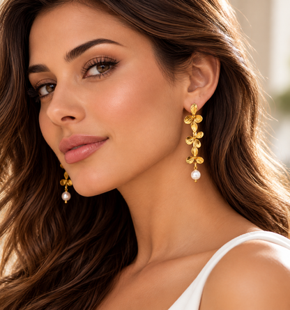 Boucles "Orchidée"
