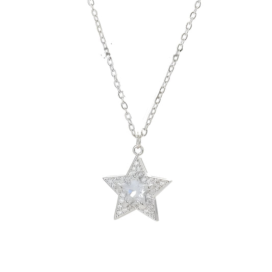 Collier " Dorice argent"