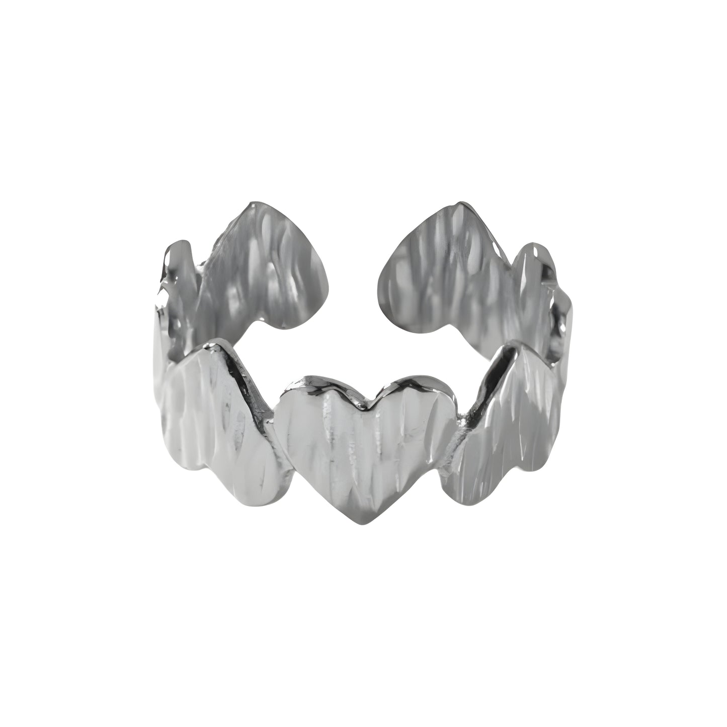 Bague "Amour argent"