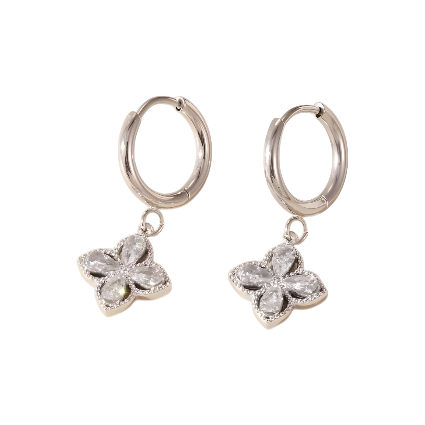 Boucles "Campi argent"