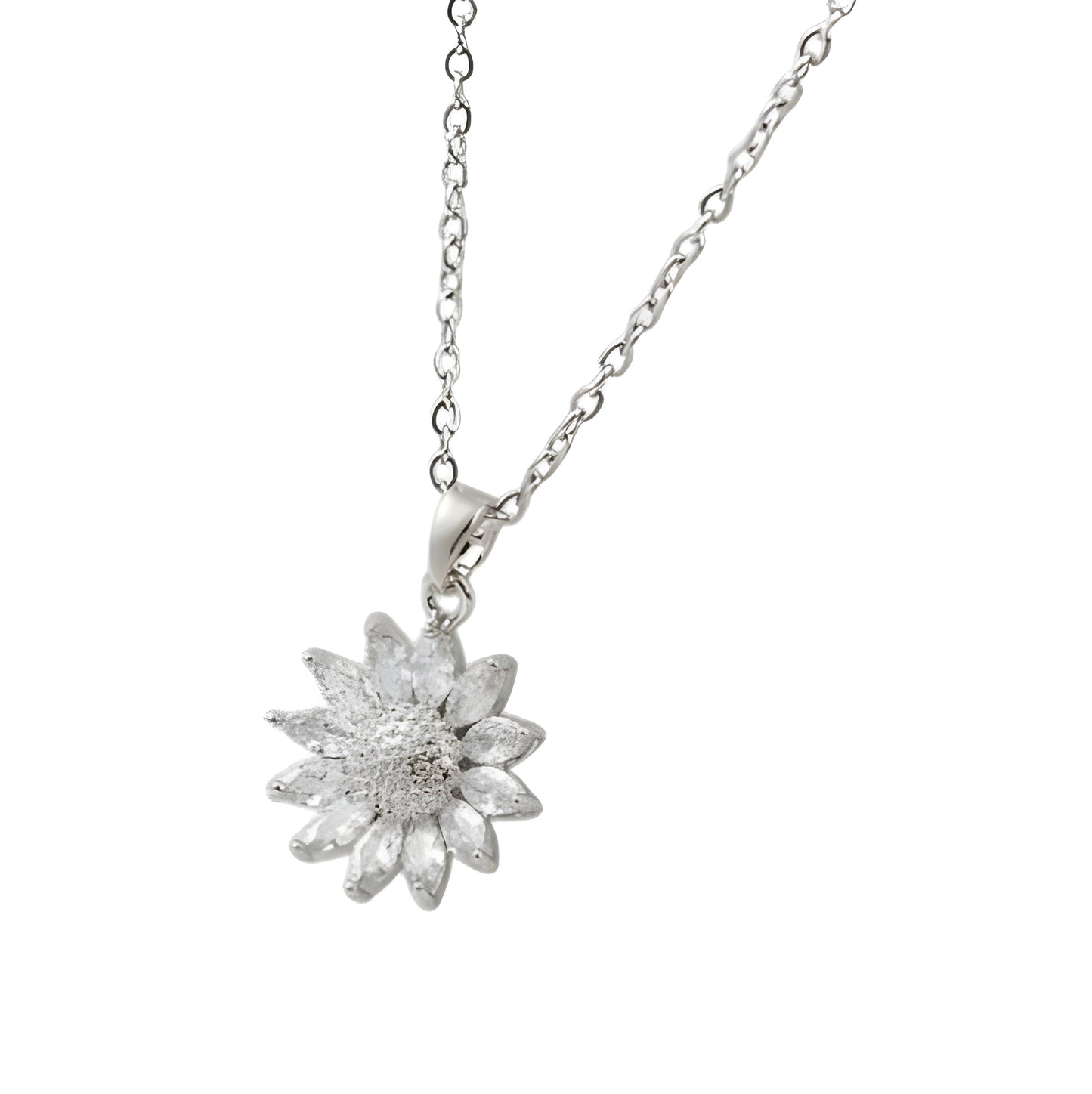 Collier "Amarine argent"