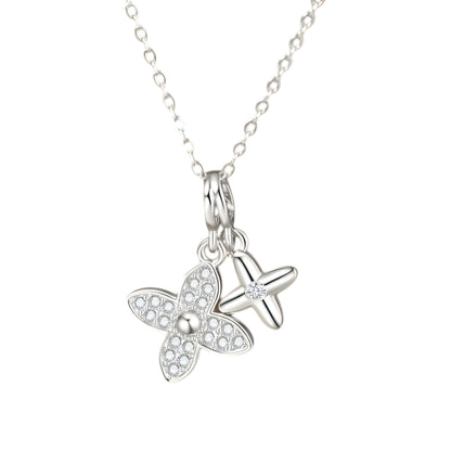 Collier "Infinity argent"