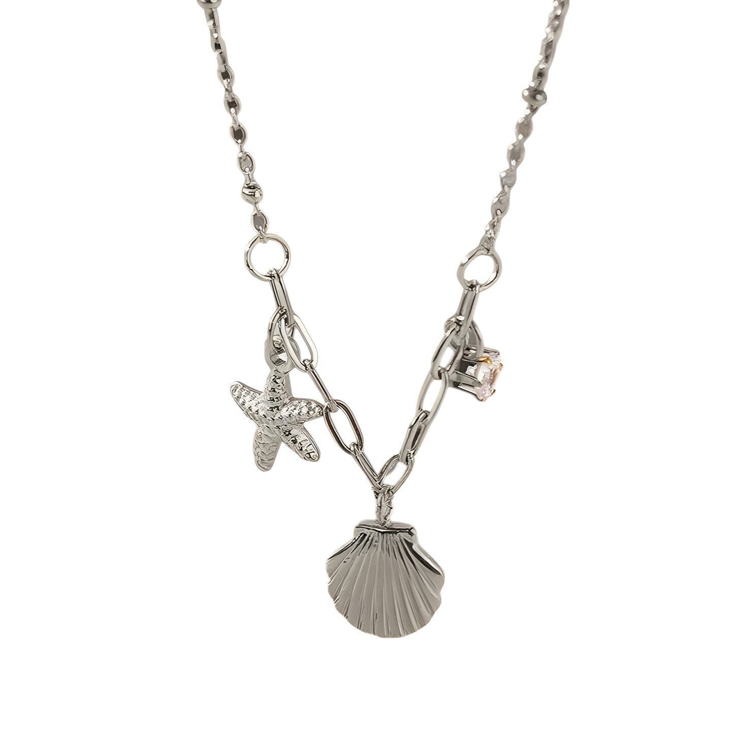 Collier "Amelia argent"
